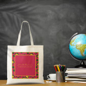 De Canvas tas van de Bright Modern Floral Teacher