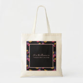 De Canvas tas van de Bright Modern Floral Teacher (Voorkant)