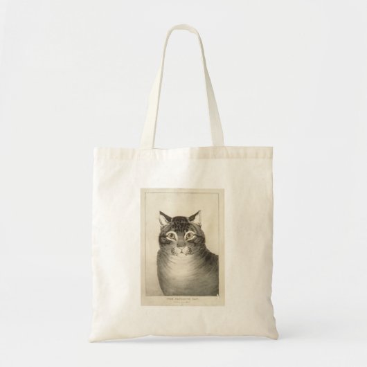 De Canvas tas van de favoriete kat (Voorkant)