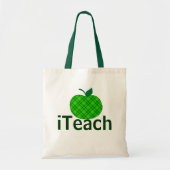 De Canvas tas van de groene Apple-leraar (Voorkant)