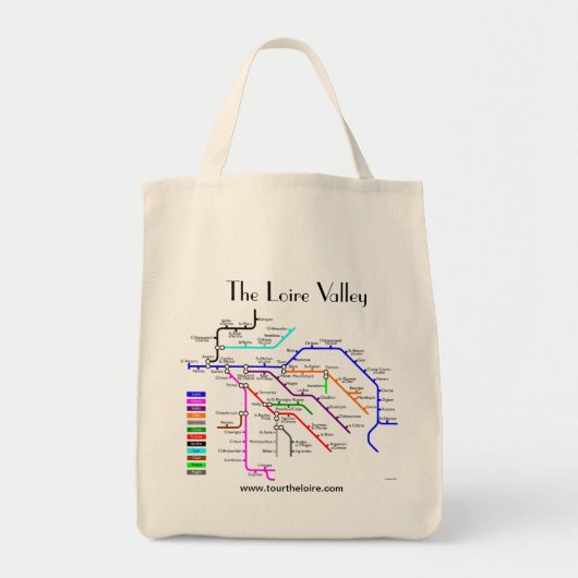 De canvas tas van de Loire Valley Time Travel (Voorkant)