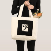 De Canvas tas van de pas Clef voor Muziek en meer (Voorkant (product))
