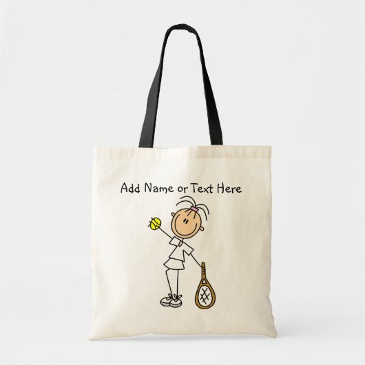 De Canvas tas van de Speler van de Tennis van het  (Voorkant)