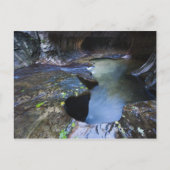 De canyon van de groef van de Subway Briefkaart (Voorkant)