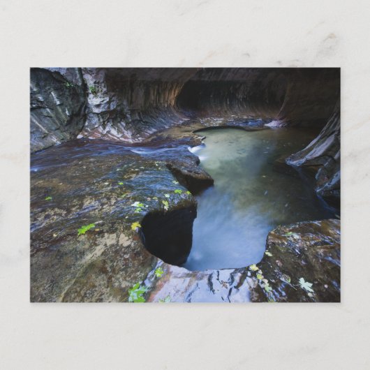 De canyon van de groef van de Subway Briefkaart (Voorkant)