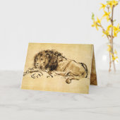 DE CAPE LION LYING DOWN KAART (Gele Bloem)