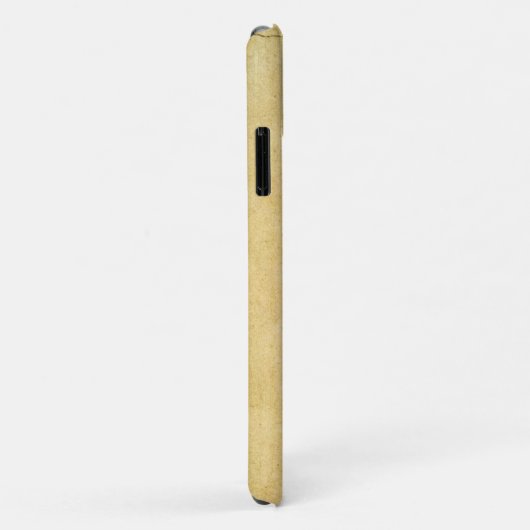 DE CAPE LION LYING DOWN, Sepia, Black Monogram Case-Mate iPhone Case (Achterkant/rechts)