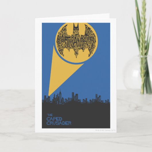 De Caped Crusader Kaart (Voorkant)