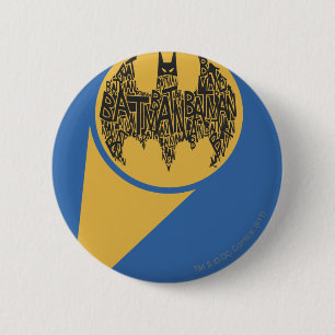 De Caped Crusader Ronde Button 5,7 Cm