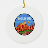 DE CAPITOL MANIER KERAMISCH ORNAMENT (Voorkant)