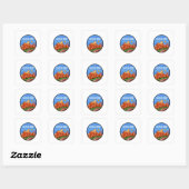 DE CAPITOL-MANIER VIERKANTE STICKER (Vel)