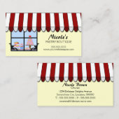 De capricieuze Boutique/de Winkel van de Bakkerij Visitekaartje (Voorkant / Achterkant)