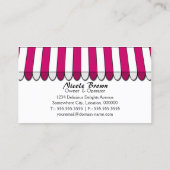 De capricieuze Boutique van de Bakkerij Visitekaartje (Achterkant)