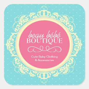 De capricieuze Stickers van de Boutique van het