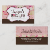 De Capricieuze Visitekaartjes Macarons van de pret (Voorkant / Achterkant)