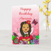 De capricieuze Volks Gelukkige Verjaardag van het Kaart (Gele Bloem)