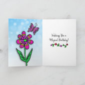 De capricieuze Volks Gelukkige Verjaardag van het Kaart (Binnen)