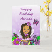 De capricieuze Volks Gelukkige Verjaardag van het Kaart (Gele Bloem)