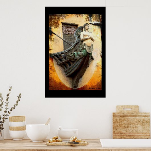 De Captains Balcony Poster (Keuken)