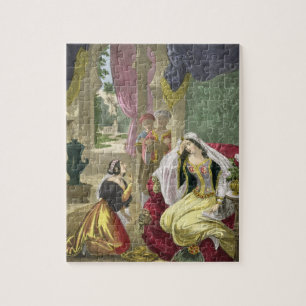 De captive Hebreeuws schreef dat Wachten op Naaman Legpuzzel