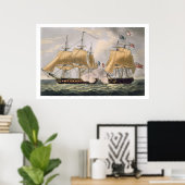 De Capture of La Clorinde, 26 februari 1814, nl Poster (Thuiskantoor)