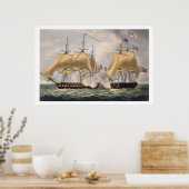 De Capture of La Clorinde, 26 februari 1814, nl Poster (Keuken)