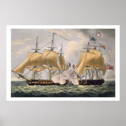 De Capture of La Clorinde, 26 februari 1814, nl Poster (Voorkant)