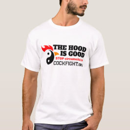 De capuchon is goed T-shirt