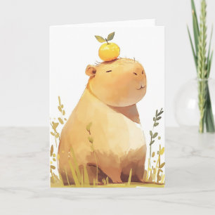 De Capybara Die een Sinaasappel Droeg Kaart
