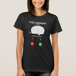 De Caravan roept op en ik moet statische karavi ma T-shirt