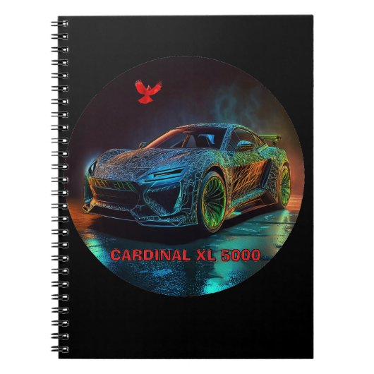 De Cardinal XL5000 Elite Sportauto Notitieboek (Voorkant)