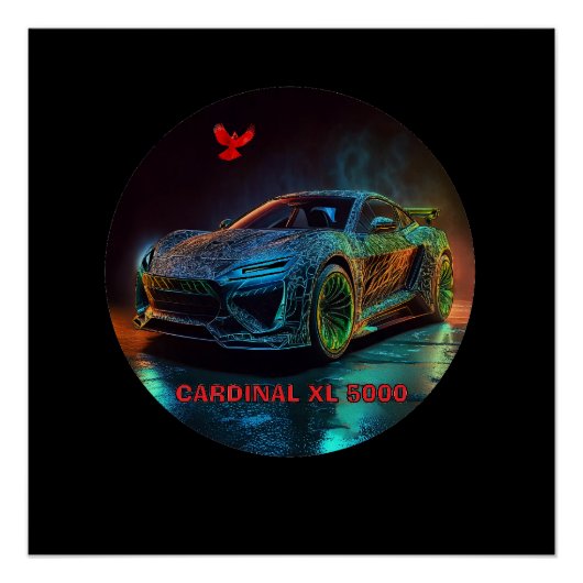 De Cardinal XL5000 Elite Sportauto Perfect Poster (Voorkant)