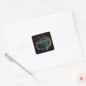 De Cardinal XL5000 Elite Sportauto Vierkante Sticker (Envelop)