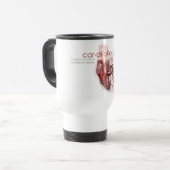De Cardiology Definition Travel Coffee Mug Reisbeker (Voorkant links)