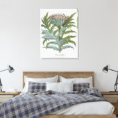De Cardoon van de "Hortus Eystettensis" door Bas Canvas Afdruk (Insitu (Slaapkamer))