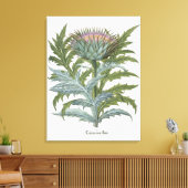 De Cardoon van de "Hortus Eystettensis" door Bas Canvas Afdruk (Insitu (Woonkamer))