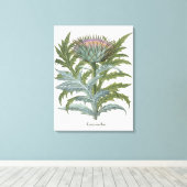 De Cardoon van de "Hortus Eystettensis" door Bas Canvas Afdruk (Insitu (Houten vloer))