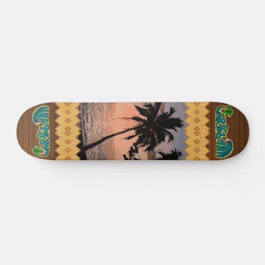 De Caribische palmschenkel Persoonlijk Skateboard (Horizontaal)