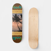 De Caribische palmschenkel Persoonlijk Skateboard (Voorkant)
