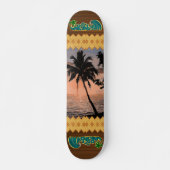 De Caribische palmschenkel Persoonlijk Skateboard (Voorkant)