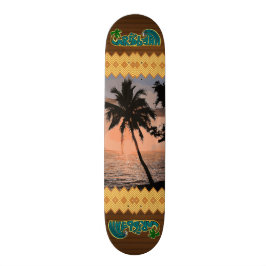 De Caribische palmschenkel Persoonlijk Skateboard