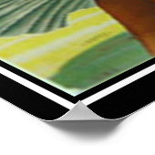 De Caribische vintage posterprint Poster (Hoek)