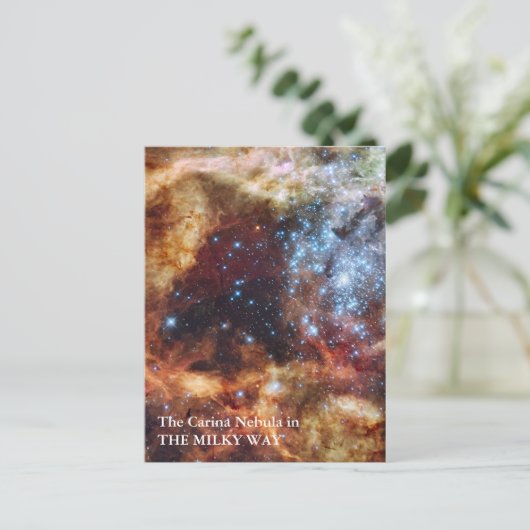 De Carina Nebula Briefkaart (Staand voorkant)