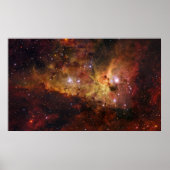 De Carina Nebula Poster (Voorkant)