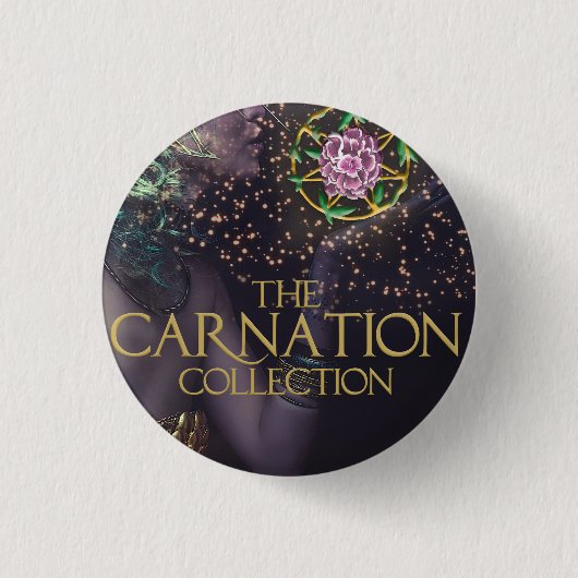 De Carnation collectie Ronde Button 3,2 Cm (Voorkant)