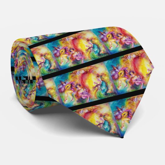 De carnaval branden stropdas (Opgerold)