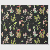 De carnivoren cadeaupapier (Vlak)