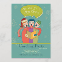 De Carolers Holiday Card