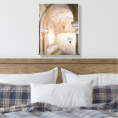 De Carolingian frescoes in de binnenste crypt Canvas Afdruk (Insitu (Slaapkamer))