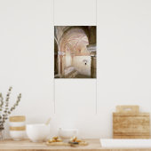 De Carolingian frescoes in de binnenste crypt Poster (Keuken)
